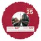 Red Suede Mat Board for 6x6 Frames - Circle Opening for 4x4 Photos